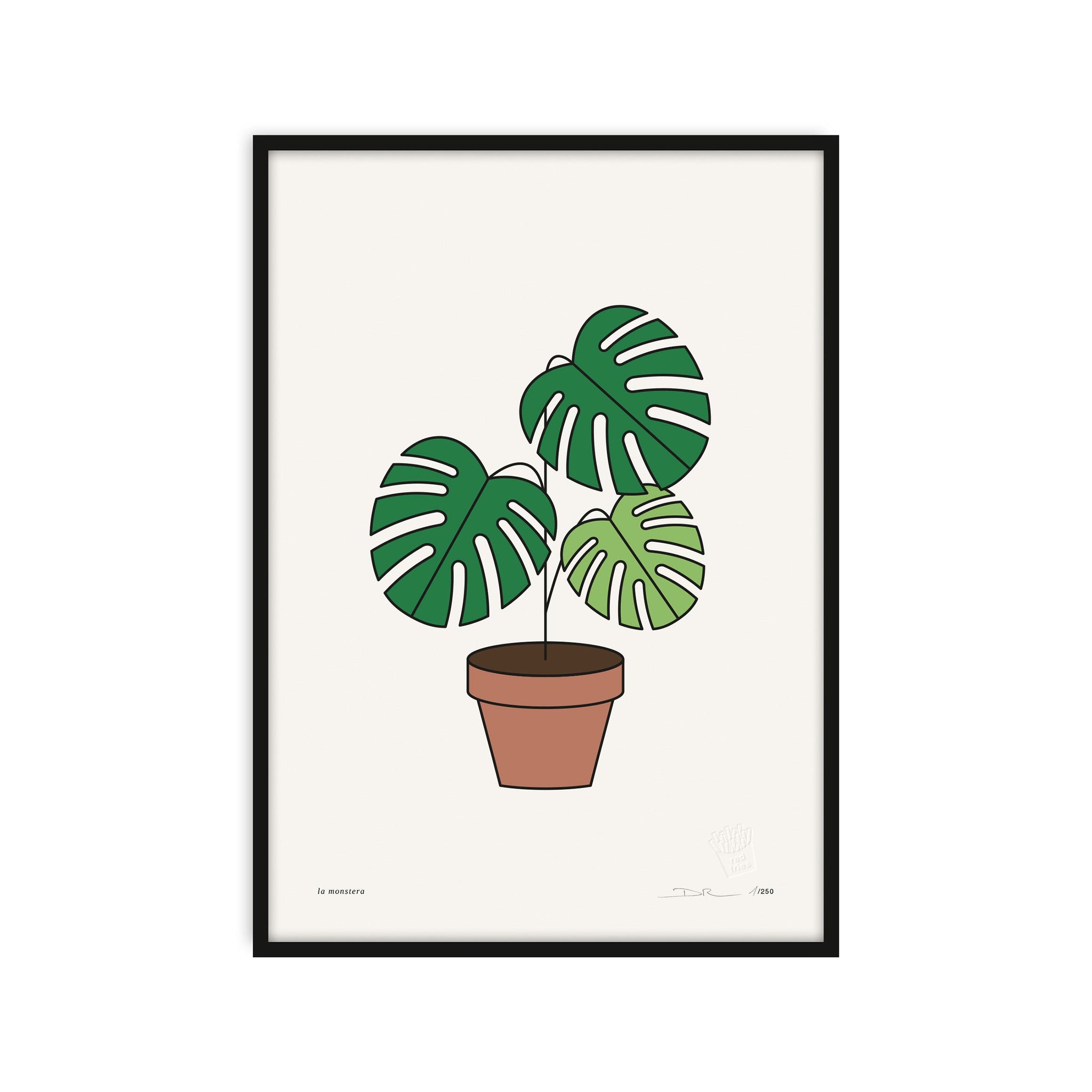 #0049 la monstera a3