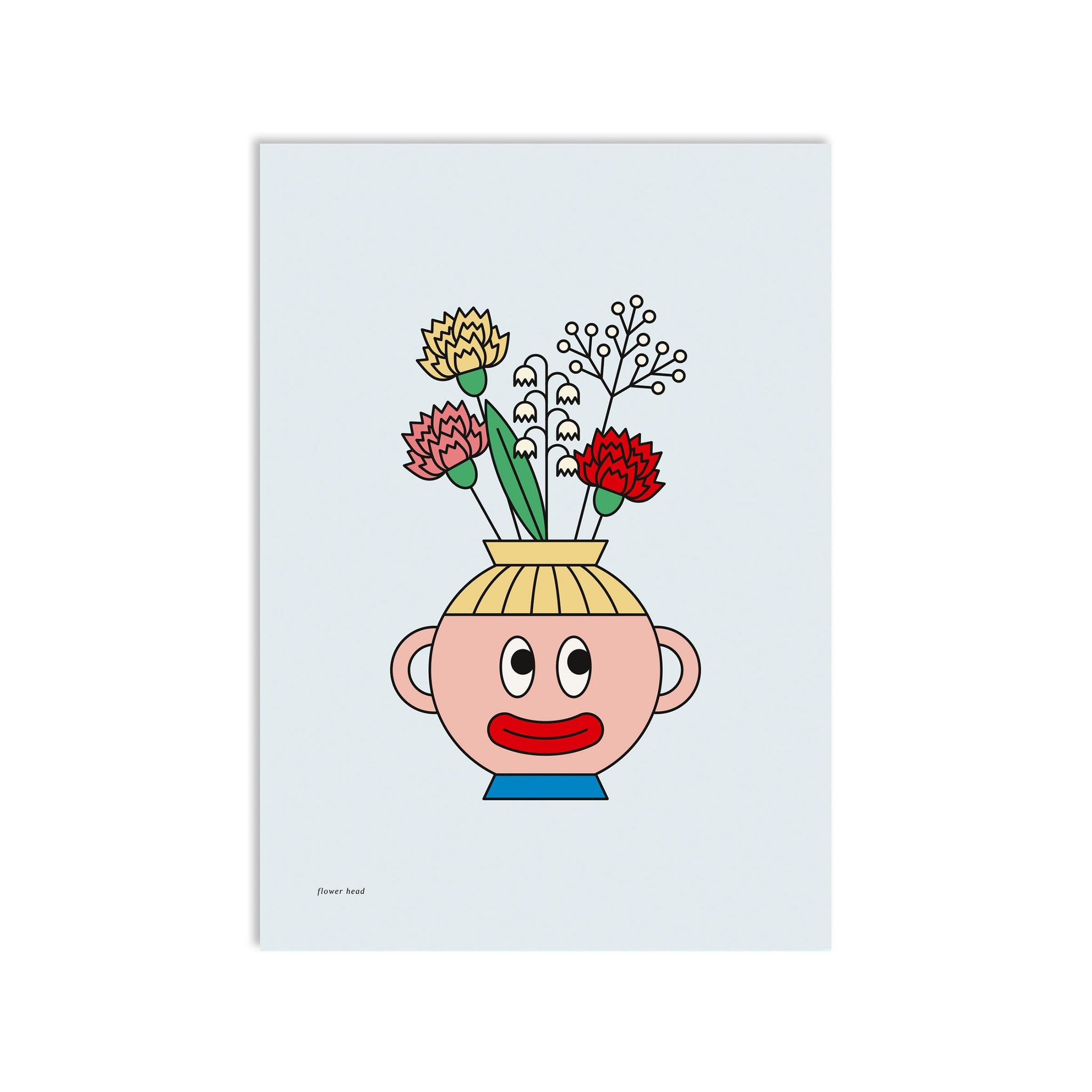 #0308 flower head a3