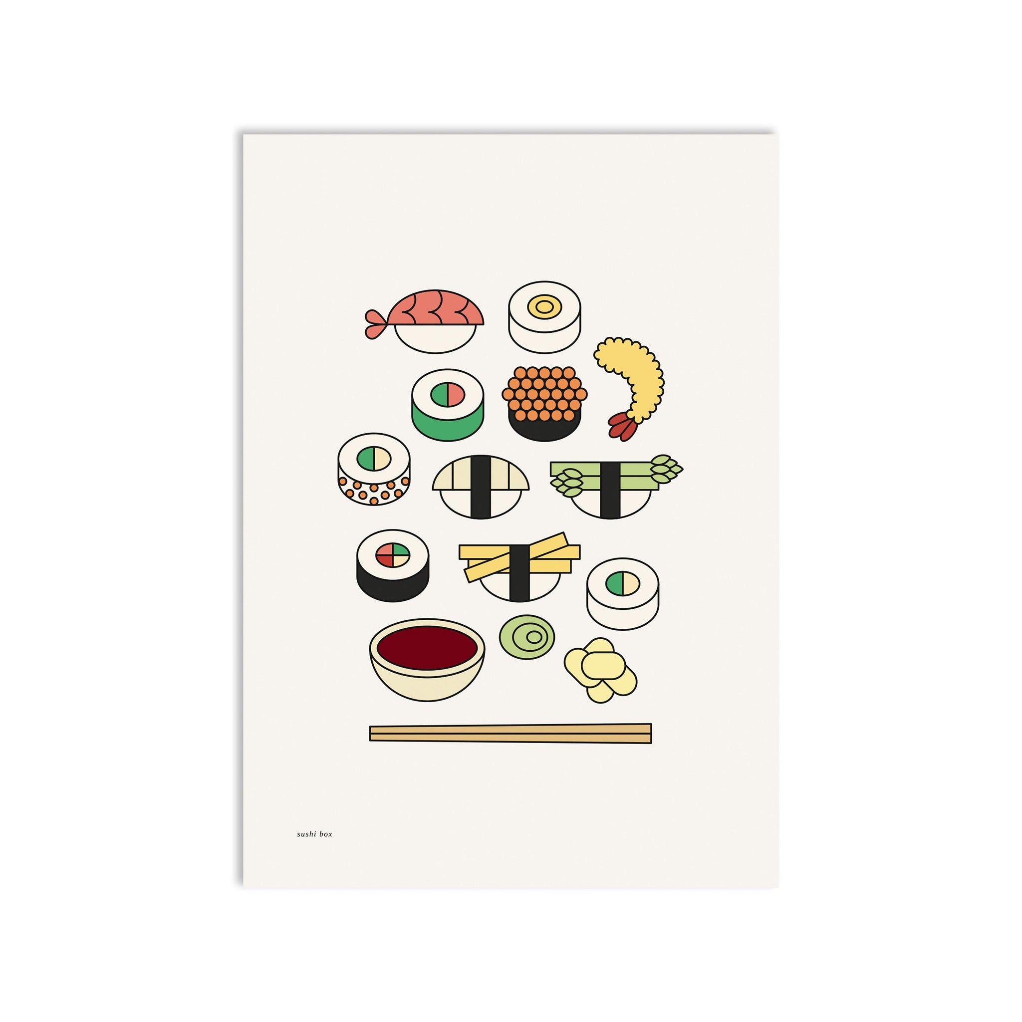 #0309 sushi box a3