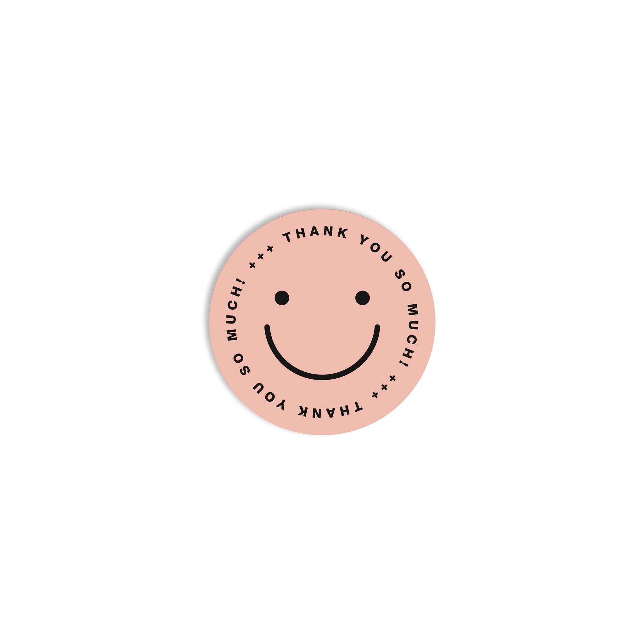 #0383 sticker smiley light pink