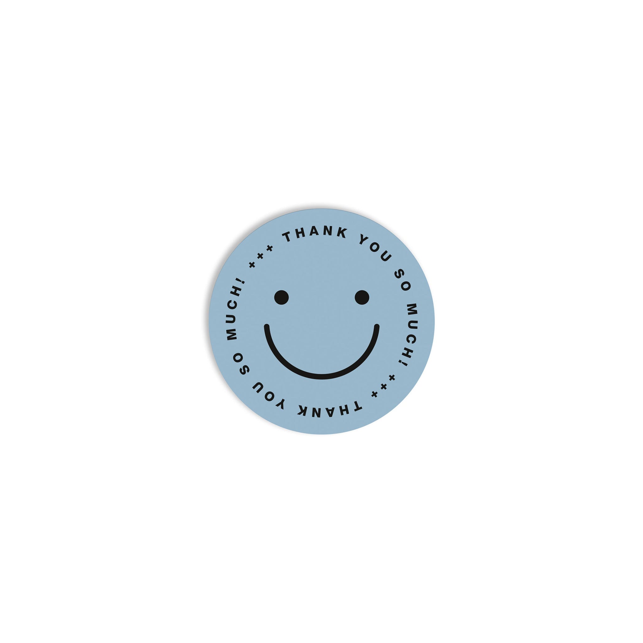 #0409 sticker smiley blue