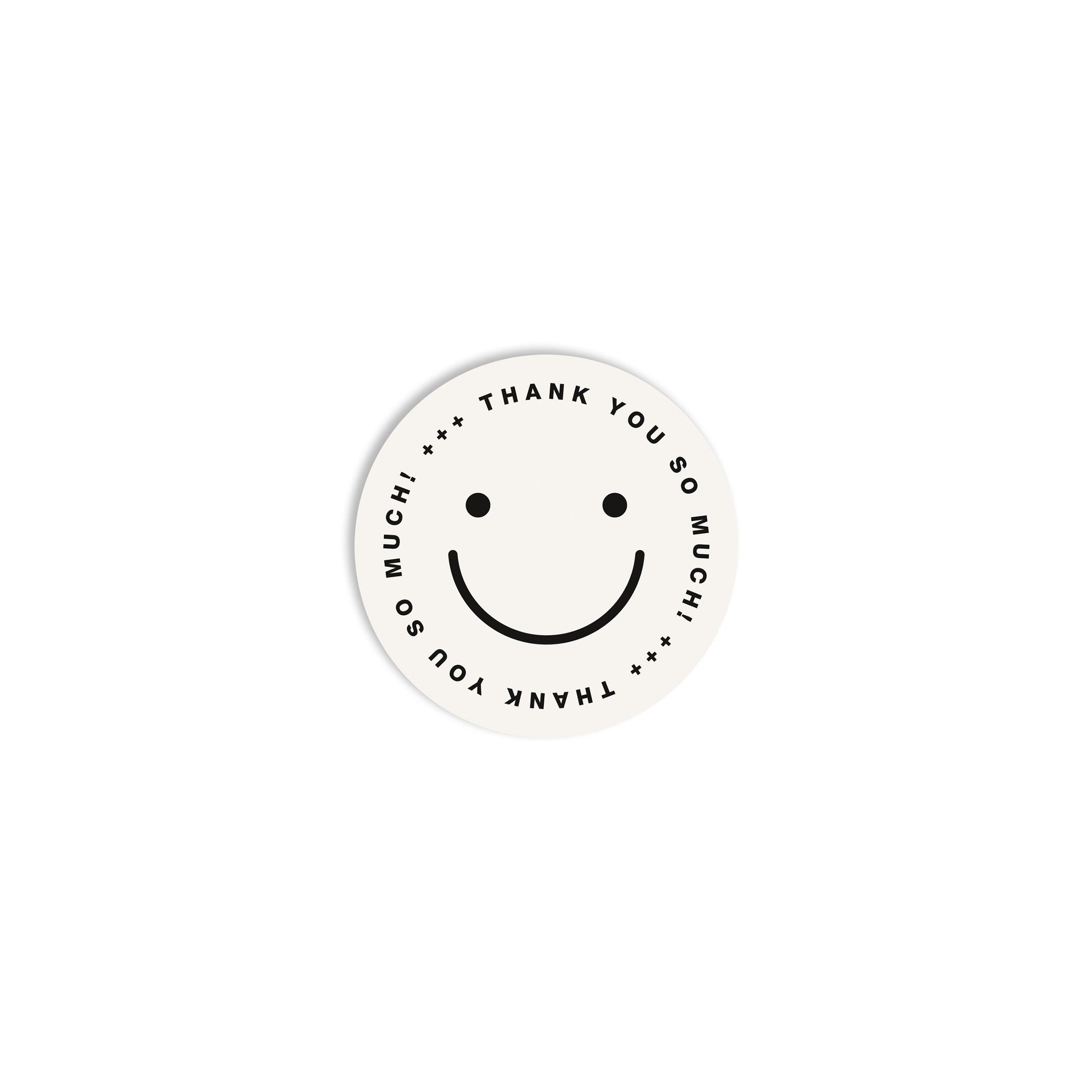 #0410 sticker smiley white