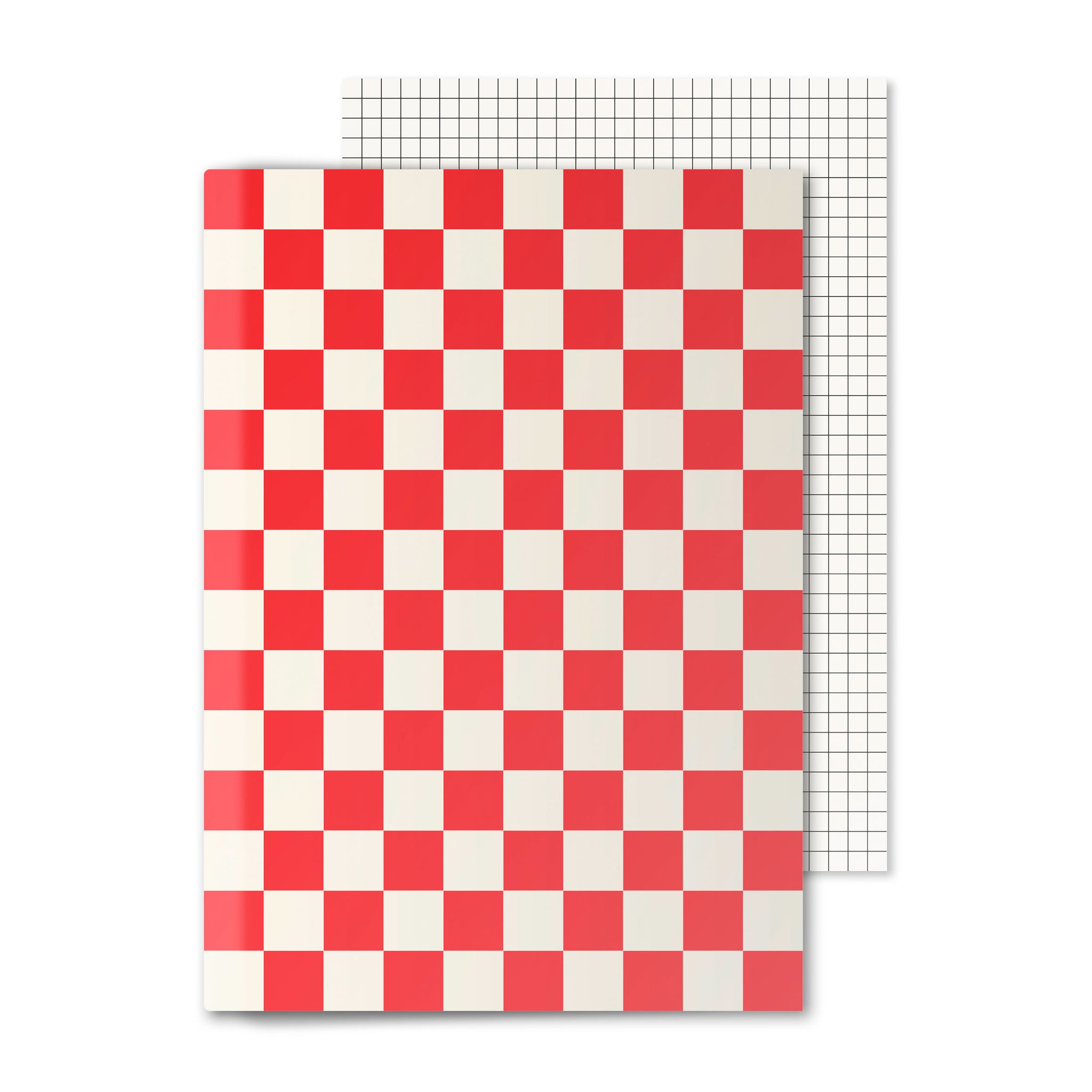 #0595 checkered red
